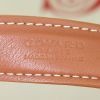 Shopping bag Goyard Belharra in tela monogram rossa e beige e pelle marrone - Detail D3 thumbnail