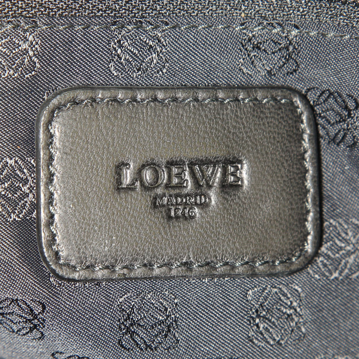 Porta-documentos Loewe en cuero negro - Detail D3