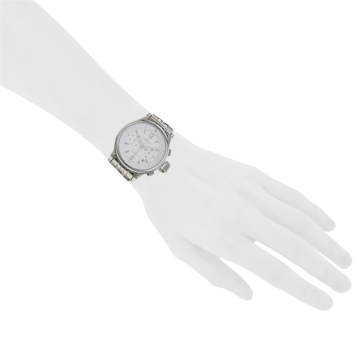 Jaeger-LeCoultre Master Control watch in stainless steel Ref: 148.8.31 Circa 2010 - Detail D1