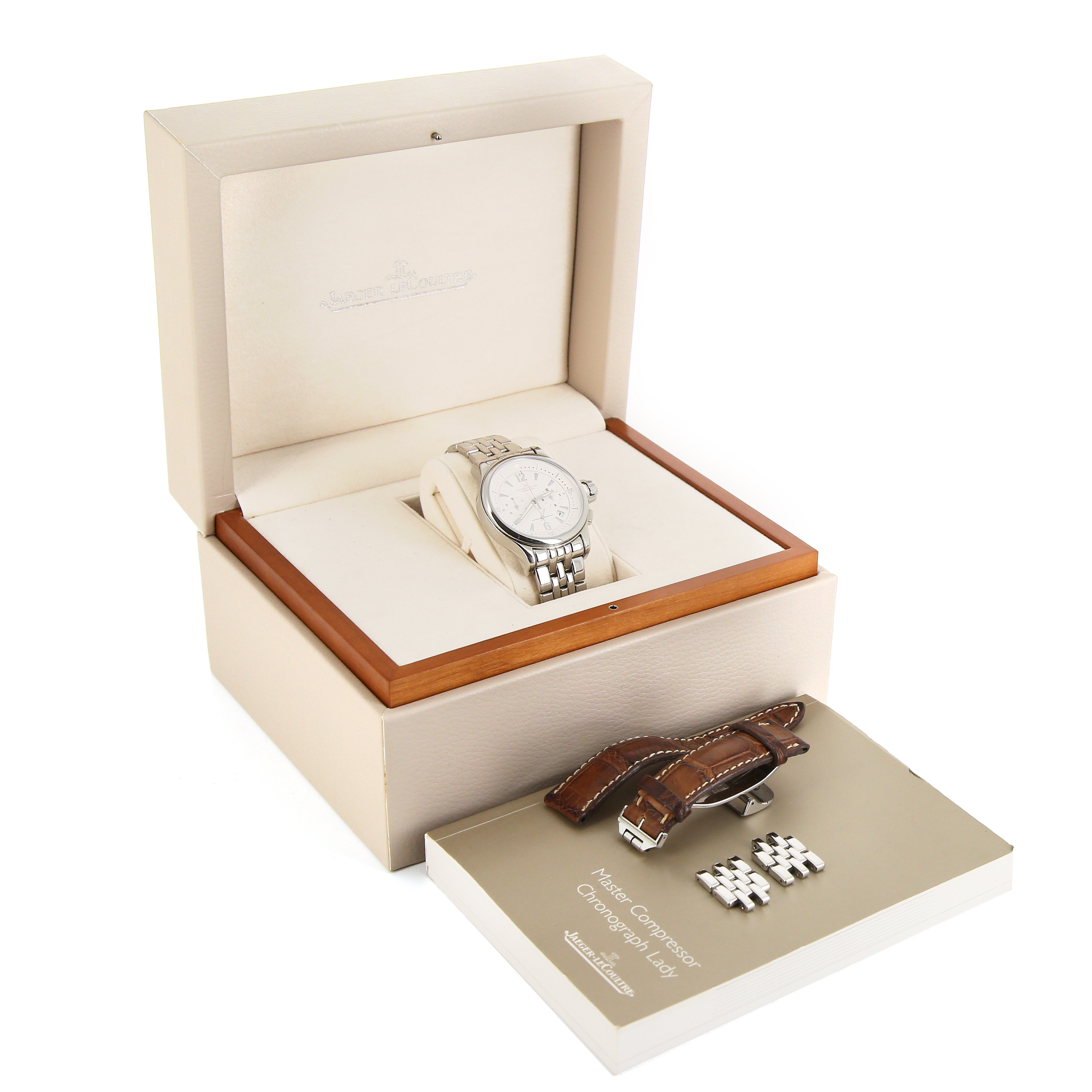 Jaeger-LeCoultre Master Control watch in stainless steel Ref: 148.8.31 Circa 2010 - Detail D2
