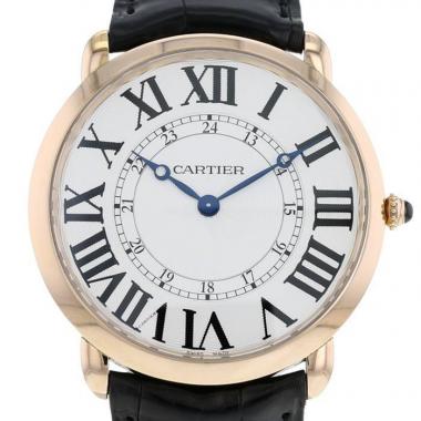 Reloj Cartier Ronde Louis Cartier de oro rosa Circa 2015