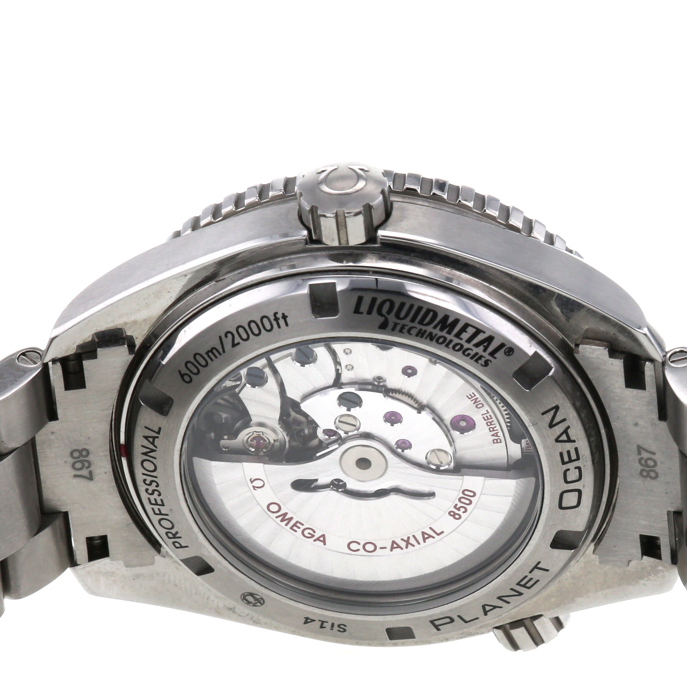 Omega Seamaster Planet Ocean 600 M watch in titanium from 2010