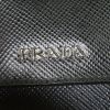 Prada Double shopping bag in black leather saffiano - Detail D4 thumbnail