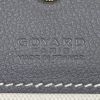 Shopping bag Goyard Saint-Louis modello grande in tela monogram cerata grigia e pelle grigia - Detail D3 thumbnail