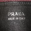 Bolso de mano Prada Lux en cuero saffiano color burdeos - Detail D4 thumbnail