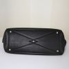 Hermes Victoria handbag in black leather taurillon clémence - Detail D4 thumbnail