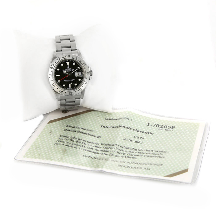 Montre acier Ref :  16570 Vers  1988