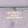 Bolso de mano Hermes Constance en avestruz gris verdoso - Detail D4 thumbnail