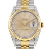 Rolex Datejust watch in gold and stainless steel Ref:  16233 Circa  1991 - 00pp thumbnail