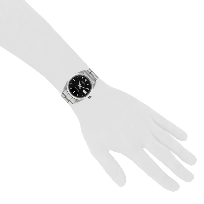 Montre Rolex Oyster Date Precision en acier Ref :  6694 Vers  1968 - Detail D1
