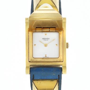 Orologio Hermes Médor in oro placcato Circa  2000