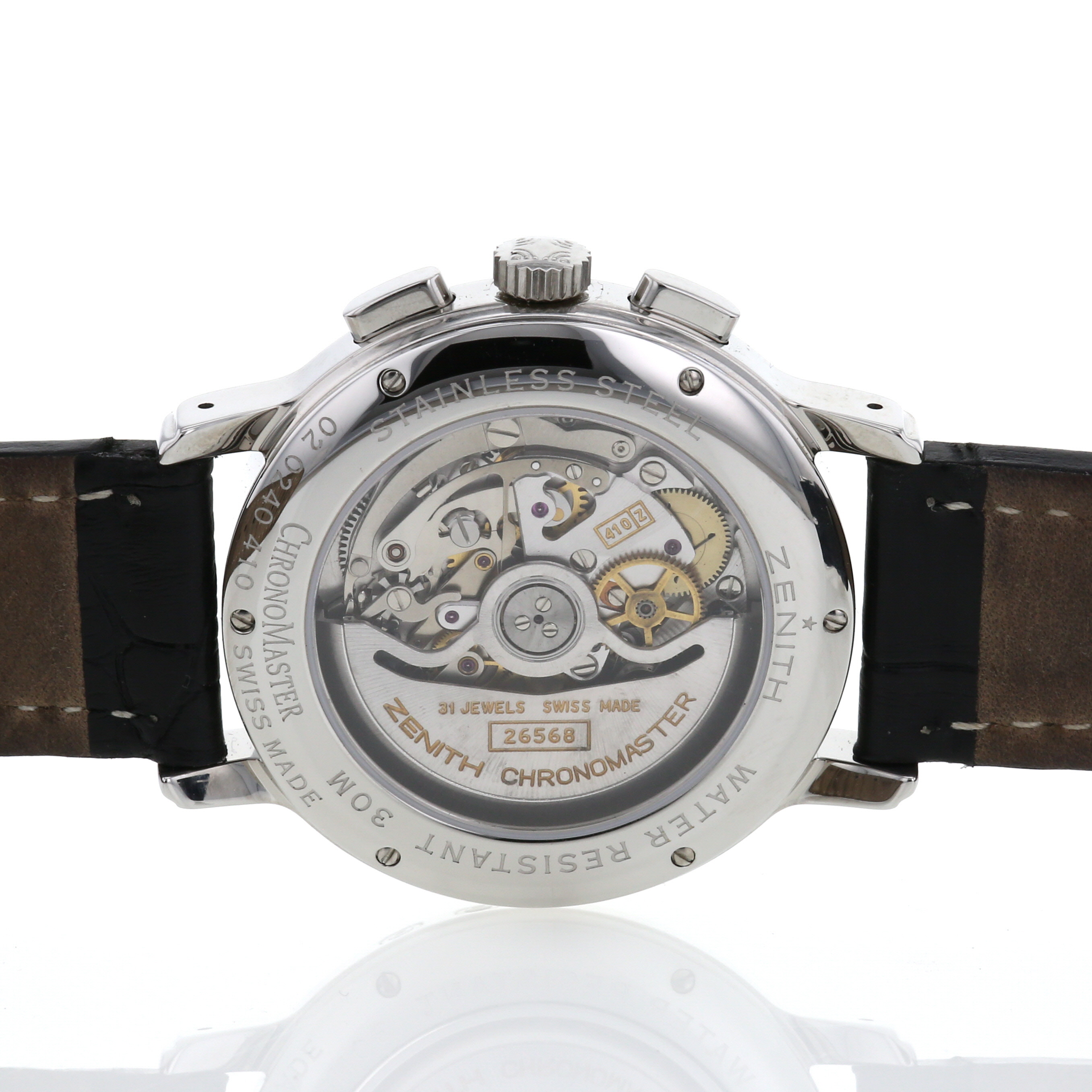Reloj Zenith El Primero-Chronomaster de acero Ref :  020240410 Circa  2010