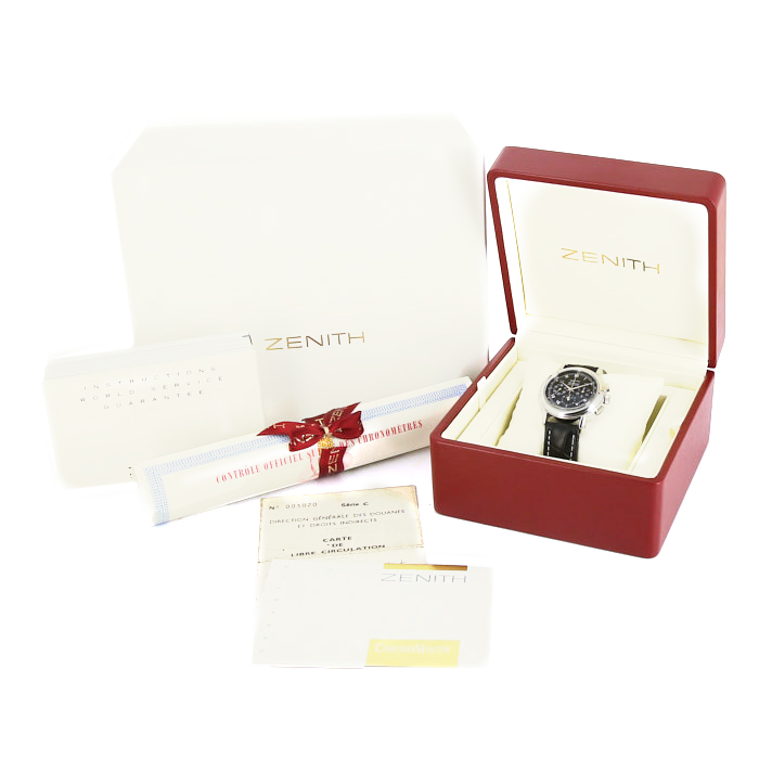 Montre Zenith El Primero-Chronomaster en acier Ref : 020240410 Vers 2010 - Detail D3