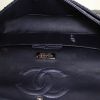 Bolso de mano Chanel Timeless en piel de pitón azul - Detail D3 thumbnail