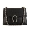 Gucci Dionysus shoulder bag in black grained leather - 360 thumbnail