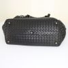 Bottega Veneta Fourre-tout handbag in black intrecciato leather - Detail D4 thumbnail