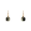 Pomellato Nudo earrings in pink gold and quartz - 00pp thumbnail