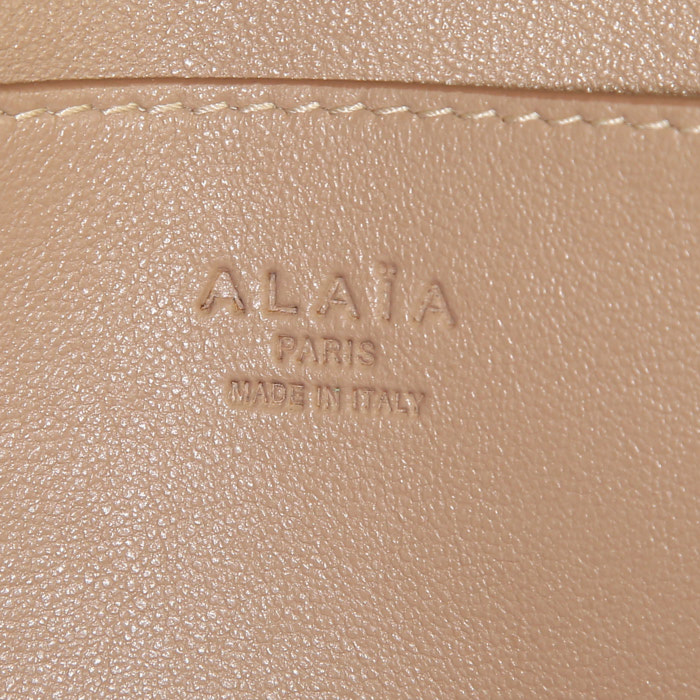 Pochette Alaïa in pitone verde - Detail D3