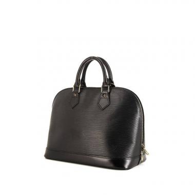 Louis Vuitton Alma small model handbag in black epi leather
