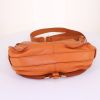 Chloé Marcie shoulder bag in orange grained leather - Detail D4 thumbnail