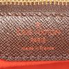 Sac bandoulière Louis Vuitton Brera Bag en toile damier ébène et cuir marron - Detail D4 thumbnail