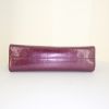 Louis Vuitton Roxbury handbag in purple monogram patent leather and natural leather - Detail D5 thumbnail