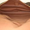 Louis Vuitton Saumur shoulder bag in brown monogram canvas and natural leather - Detail D2 thumbnail