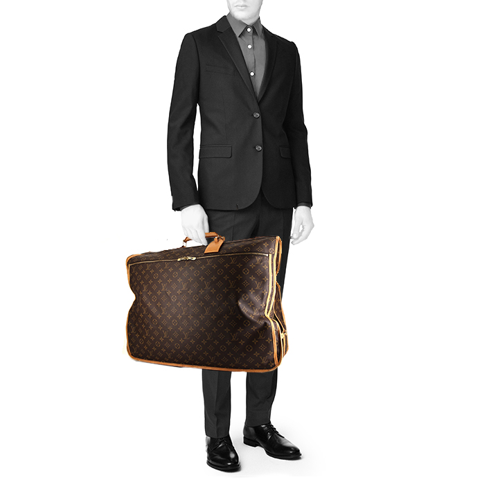 Louis Vuitton clothes-hangers in monogram canvas and natural leather - Detail D1