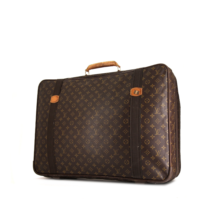 Maleta Louis Vuitton Satellite en lona Monogram y cuero natural - Detail D1