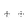 Louis Vuitton Puces Craquantes small earrings in white gold and diamonds - 00pp thumbnail