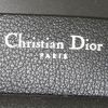 Dior Open Bar shopping bag in black leather - Detail D4 thumbnail