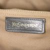 Saint Laurent Muse Medium handbag in brown leather and beige canvas - Detail D3 thumbnail