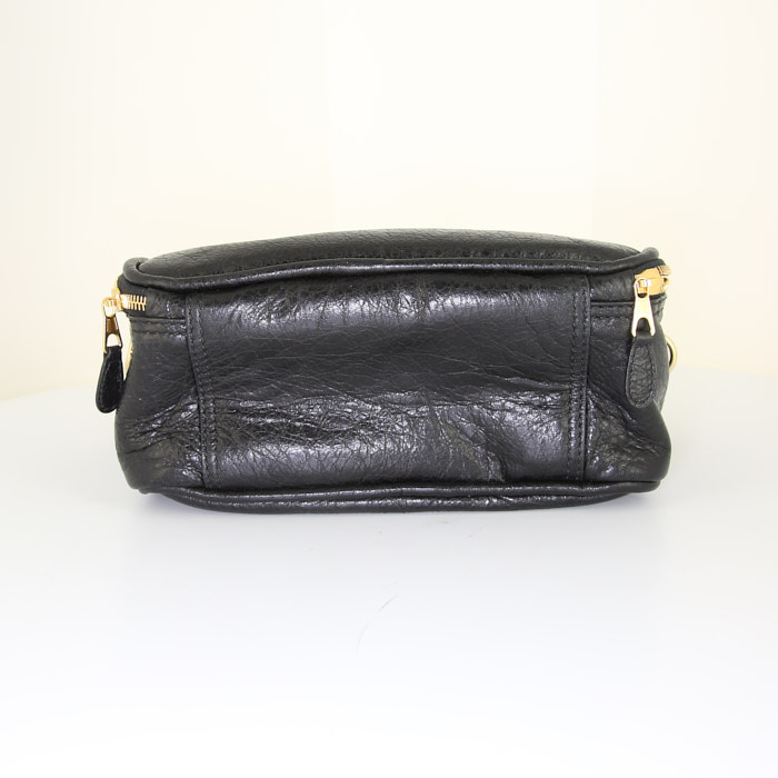 Balenciaga Blanket Square bag in black leather - Detail D5
