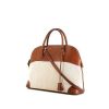 Hermes Bolide handbag in beige canvas and gold Barenia leather - 00pp thumbnail