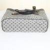 Louis Vuitton Lucille shopping bag in grey blue monogram canvas and dark blue leather - Detail D4 thumbnail