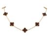 Van Cleef & Arpels Alhambra Vintage necklace in pink gold and snakewood - 00pp thumbnail