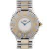 Cartier Must De Cartier watch in stainless steel and gold plated Circa  1990 - 00pp thumbnail