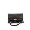 Hermès Kelly handbag in black porosus crocodile - 360 Front thumbnail