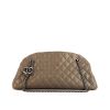 Chanel Just Mademoiselle handbag in golden brown quilted grained leather - 360 thumbnail