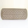 Chanel Just Mademoiselle handbag in golden brown quilted grained leather - Detail D5 thumbnail