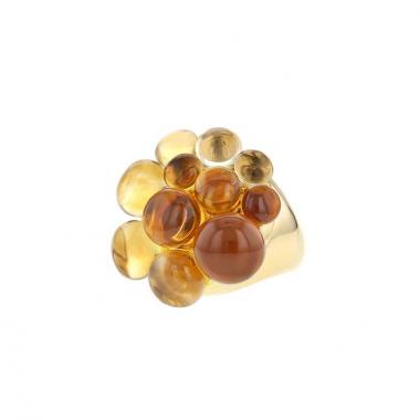 Pomellato Mora ring in yellow gold and citrine