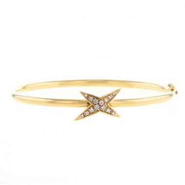Brazalete que se puede abrir Mauboussin Etoile Divine en oro amarillo y diamantes