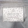 Gucci Eclipse shopping bag in monogram canvas and black leather - Detail D3 thumbnail
