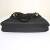 Shopping bag Gucci Eclipse in tela monogram e pelle nera - Detail D4 thumbnail