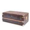 Louis Vuitton Malle Cabine trunk in damier canvas and natural leather - Detail D1 thumbnail