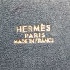 Bolso de mano Hermes Bolide en cuero Courchevel azul marino - Detail D4 thumbnail