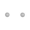 Paire de clous d'oreilles Tiffany & Co Circlet en platine et diamants - 00pp thumbnail