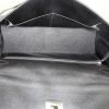 Hermes Kelly 40 cm handbag in black grained leather - Detail D3 thumbnail