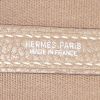 Hermes Garden shopping bag in etoupe canvas and etoupe leather - Detail D3 thumbnail