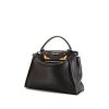 Fendi Peekaboo Bag Bugs handbag in black leather - 00pp thumbnail